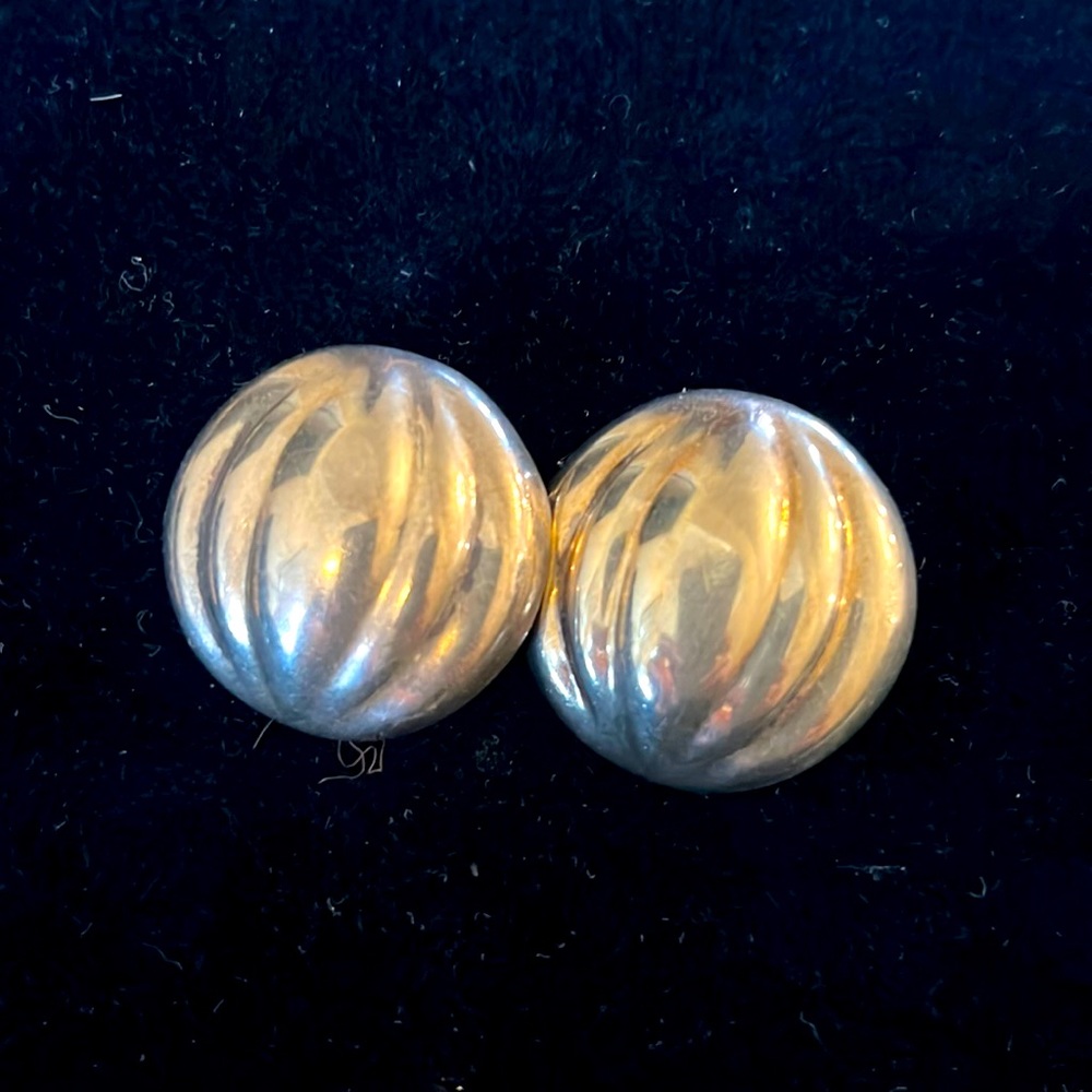 Sterling silver clip on earrings